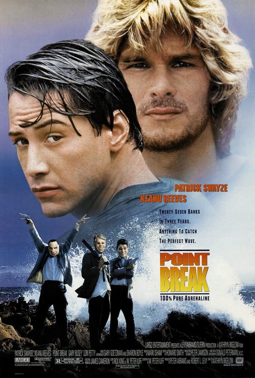 the movie poster: Point Break (1991) ver1