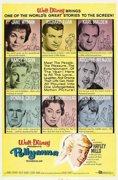 1000 piece jigsaw puzzle for the movie poster: Pollyanna (1960)