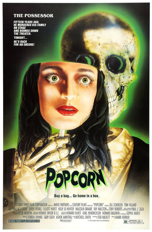 1000 piece jigsaw puzzle for the movie poster: Popcorn (1991)