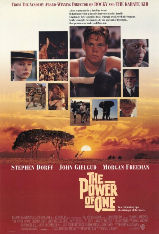 the movie poster: The Power of One (1992)