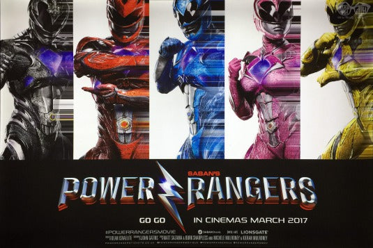 1000 piece jigsaw puzzle for the movie poster: Power Rangers (2017) ver17