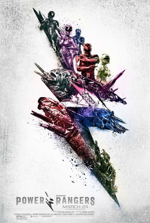 1000 piece jigsaw puzzle for the movie poster: Power Rangers (2017) ver29