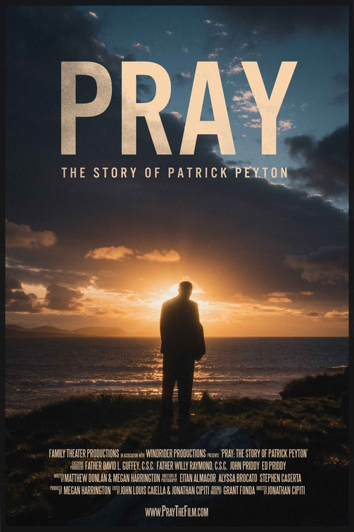 1000 piece jigsaw puzzle for the movie poster: Pray: The Story of Patrick Peyton (2020)