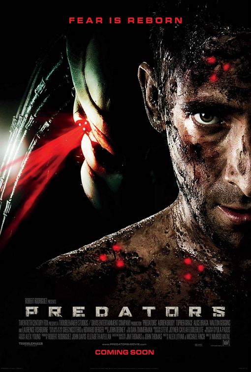 1000 piece jigsaw puzzle for the movie poster: Predators (2010) ver2