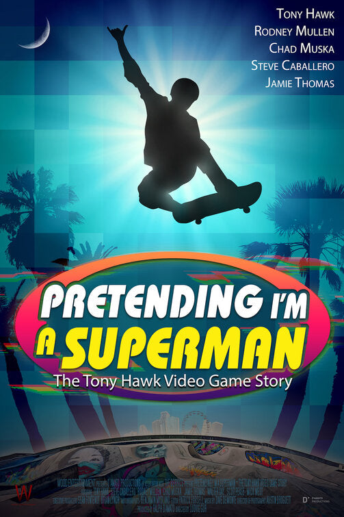 1000 piece jigsaw puzzle for the movie poster: Pretending I'm a Superman: The Tony Hawk Video Game Story (2020)