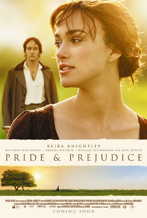 the movie poster: Pride & Prejudice (2005)