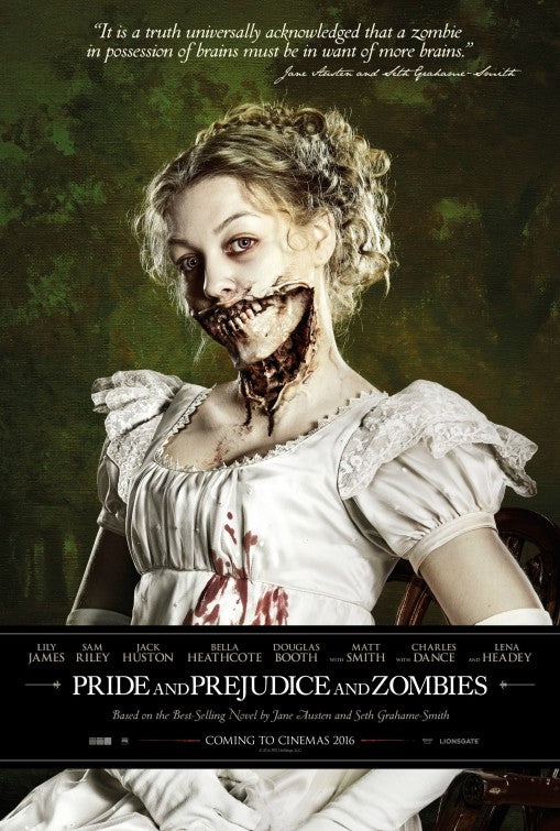 1000 piece jigsaw puzzle for the movie poster: Pride and Prejudice and Zombies (2016)