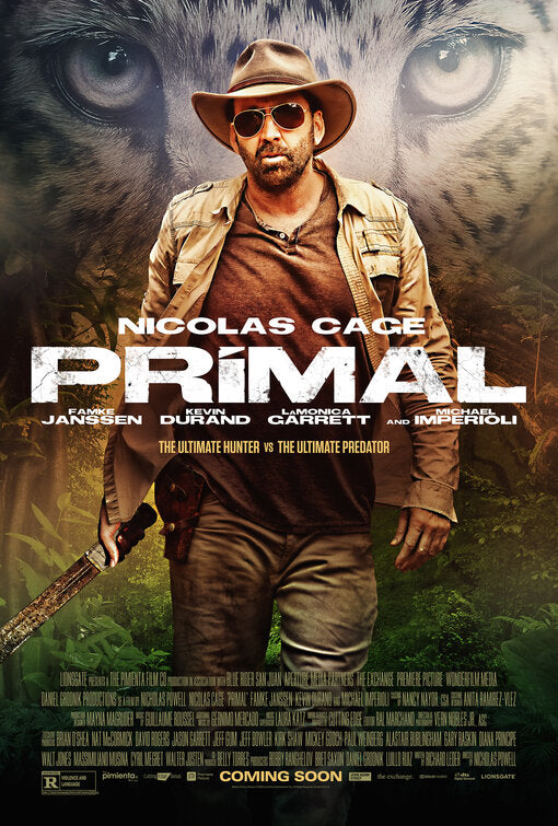 1000 piece jigsaw puzzle for the movie poster: Primal (2019)