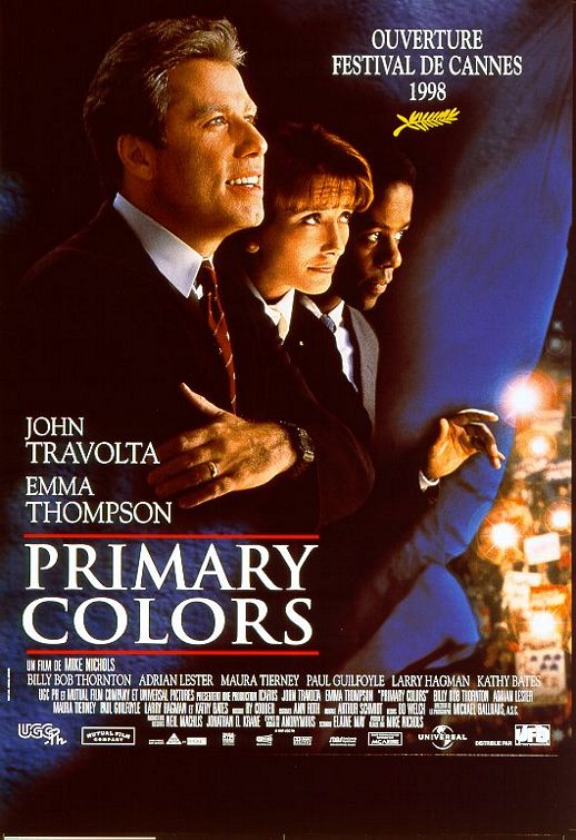 the movie poster: Primary Colors (1998) ver2