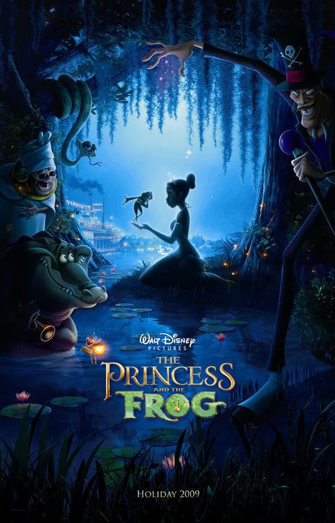 1000 piece jigsaw puzzle for the movie poster: The Princess and the Frog (2009)