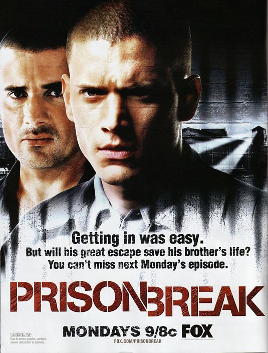 1000 piece jigsaw puzzle for tv poster: Prison Break