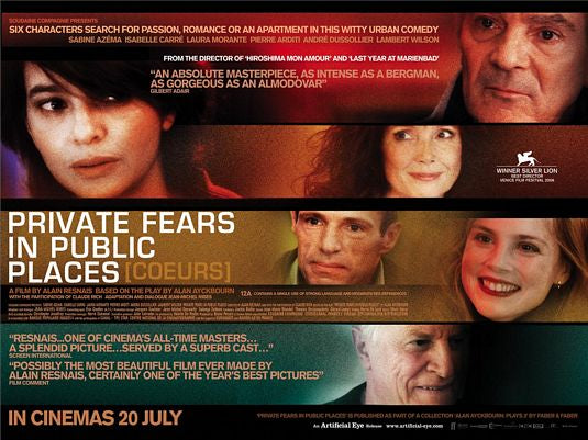 the movie poster: Private Fears in Public Places (2007) ver3