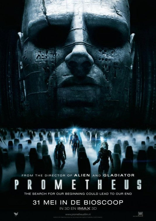 1000 piece jigsaw puzzle for the movie poster: Prometheus (2012) ver7