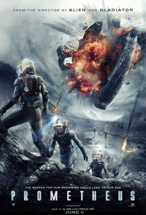 1000 piece jigsaw puzzle for the movie poster: Prometheus (2012) ver8