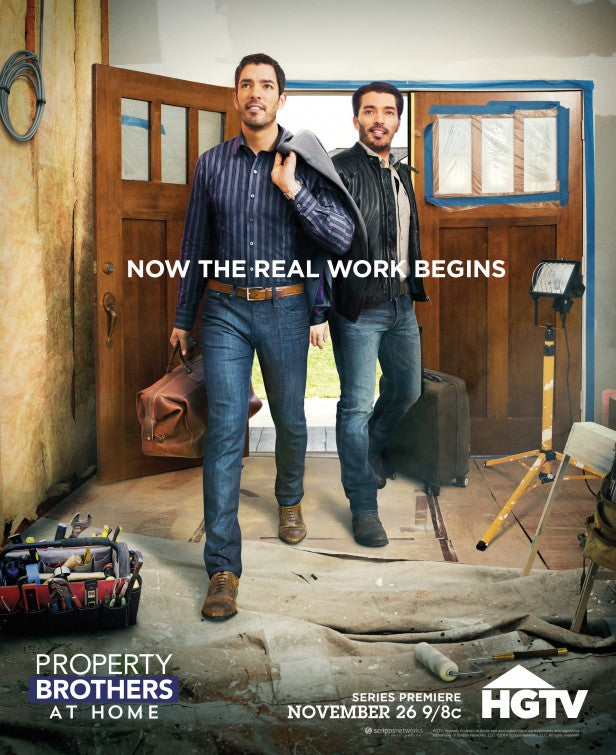 1000 piece jigsaw puzzle for tv poster: Property Brothers at Home