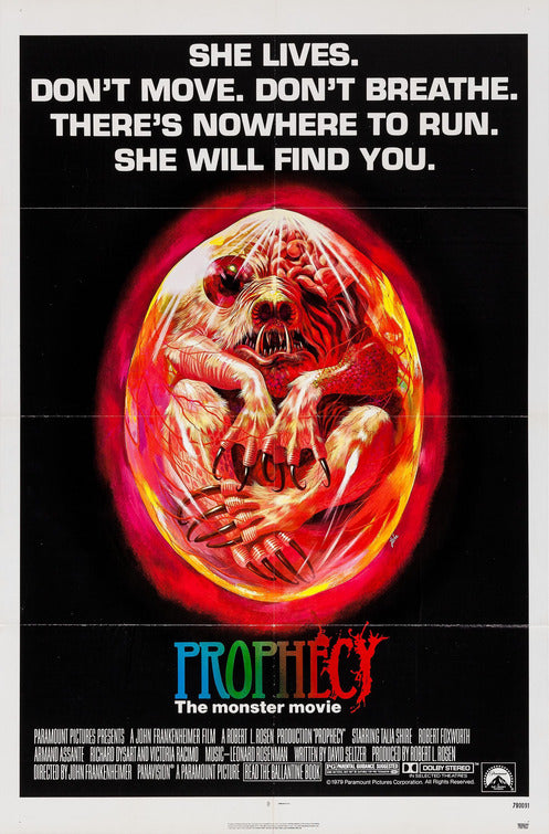 the movie poster: Prophecy (1979)