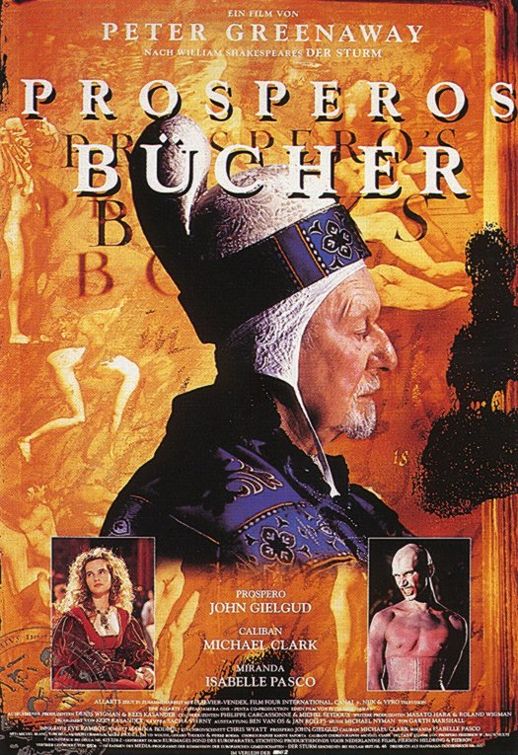 the movie poster: Prospero's Books (1991) ver2
