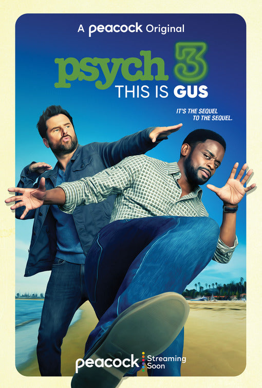1000 piece jigsaw puzzle for the movie poster: Psych 3: This Is Gus (2021)