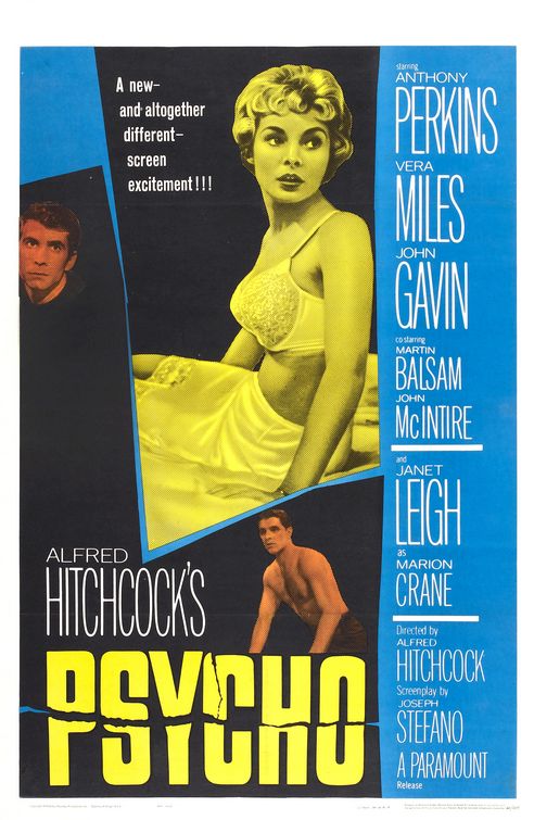 the movie poster: Psycho (1960)