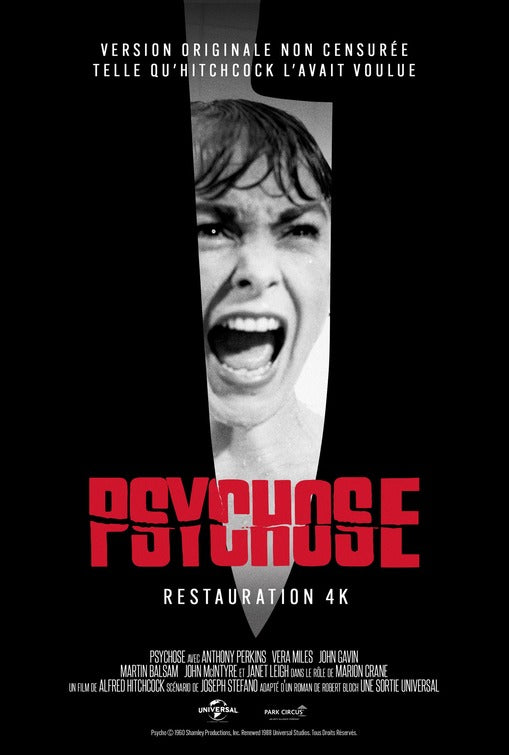 1000 piece jigsaw puzzle for the movie poster: Psycho (1960) ver3