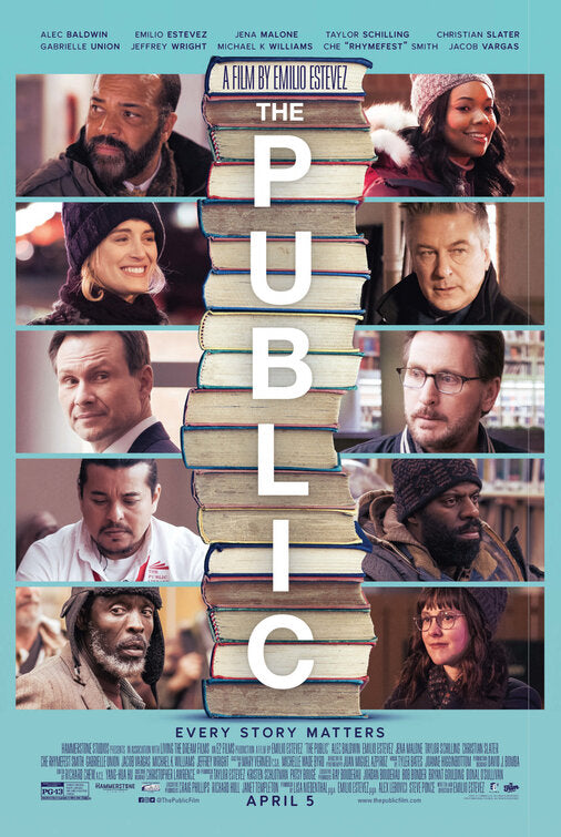 1000 piece jigsaw puzzle for the movie poster: The Public (2019)