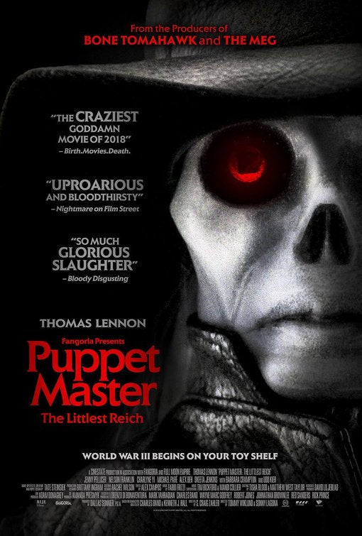 1000 piece jigsaw puzzle for the movie poster: Puppet Master: The Littlest Reich (2018)