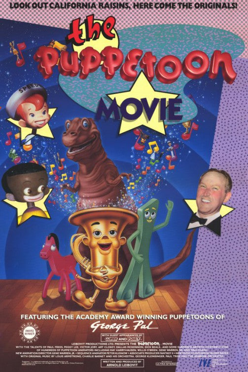1000 piece jigsaw puzzle for the movie poster: The Puppetoon Movie (1987)