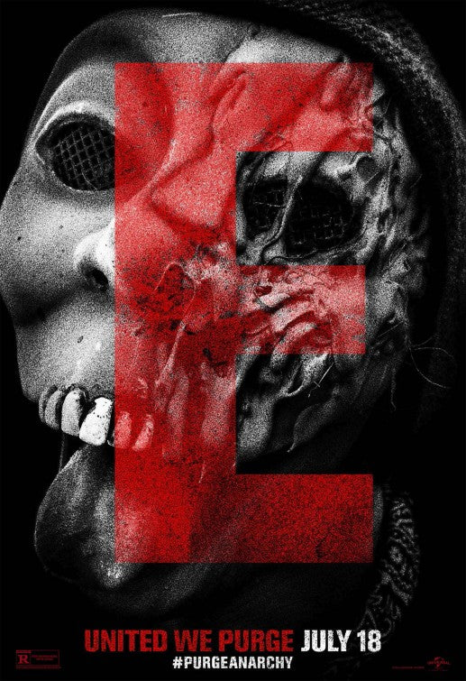 1000 piece jigsaw puzzle for the movie poster: The Purge: Anarchy (2014) ver10