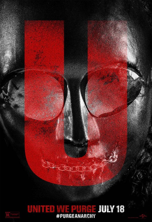 1000 piece jigsaw puzzle for the movie poster: The Purge: Anarchy (2014) ver7