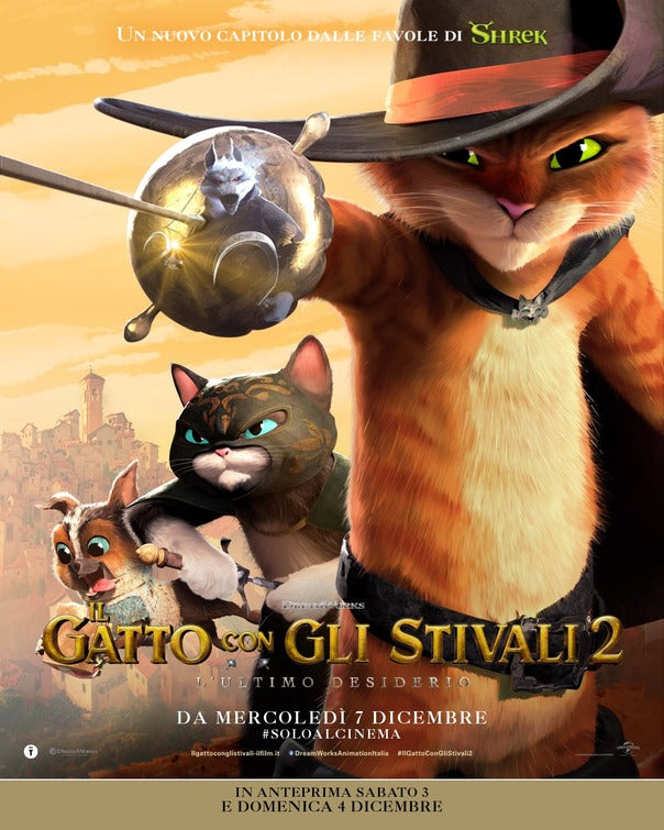 1000 piece jigsaw puzzle for the movie poster: Puss in Boots: The Last Wish (2022) ver4