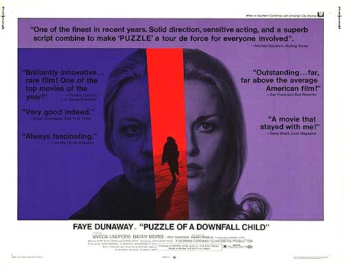 the movie poster: Puzzle of a Downfall Child (1970)