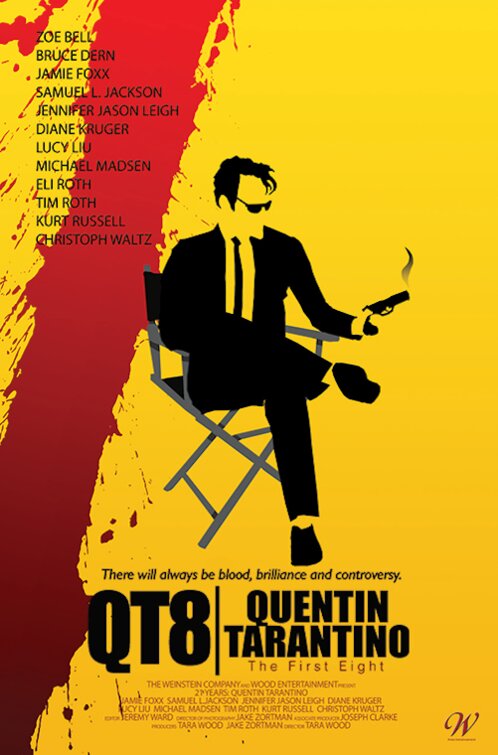 1000 piece jigsaw puzzle for the movie poster: QT8: The First Eight (2019)