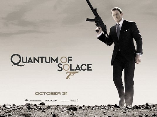 the movie poster: Quantum of Solace (2008) ver2