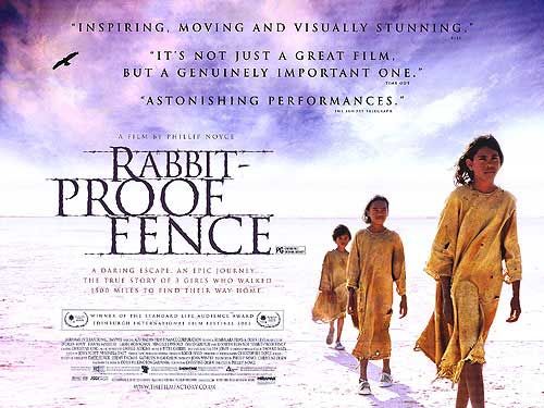 the movie poster: Rabbit Proof Fence (2002) ver3