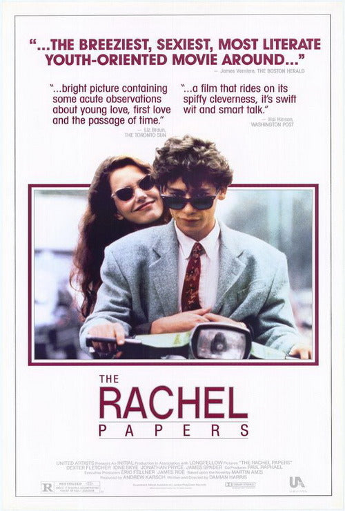 the movie poster: The Rachel Papers (1989) ver2