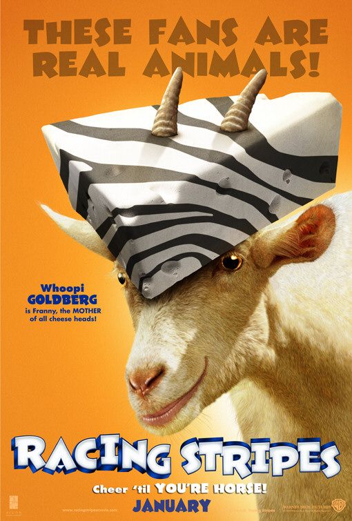 the movie poster: Racing Stripes (2005) ver9