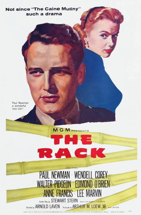 the movie poster: The Rack (1956) ver2