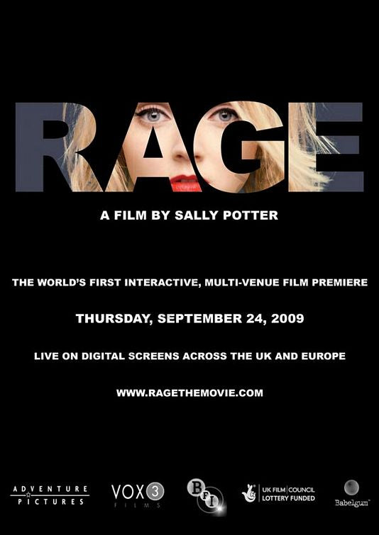 1000 piece jigsaw puzzle for the movie poster: Rage (2009)