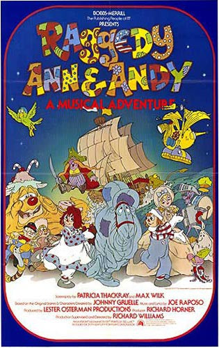 1000 piece jigsaw puzzle for the movie poster: Raggedy Ann & Andy: A Musical Adventure (1977)