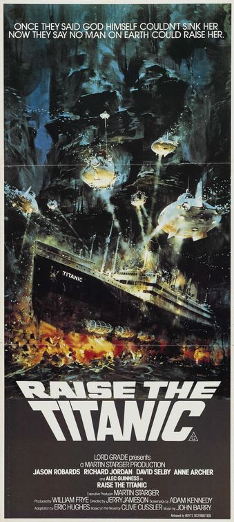 the movie poster: Raise the Titanic (1980)