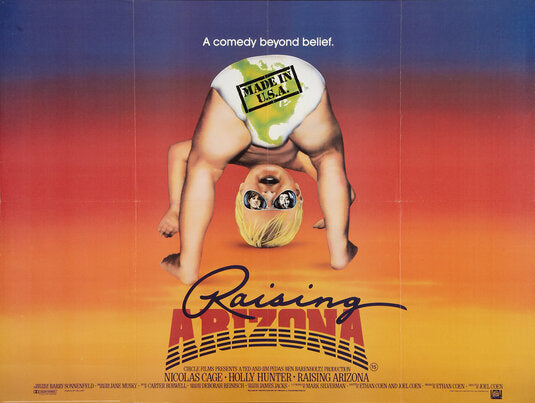 1000 piece jigsaw puzzle for the movie poster: Raising Arizona (1987) ver3