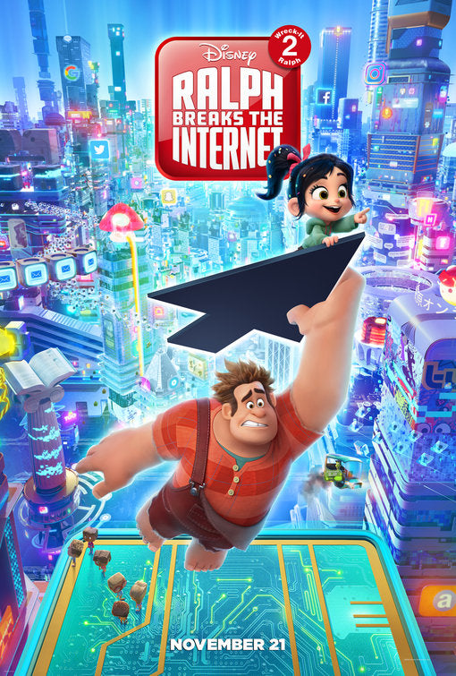 1000 piece jigsaw puzzle for the movie poster: Ralph Breaks the Internet: Wreck-It Ralph 2 (2018) ver4