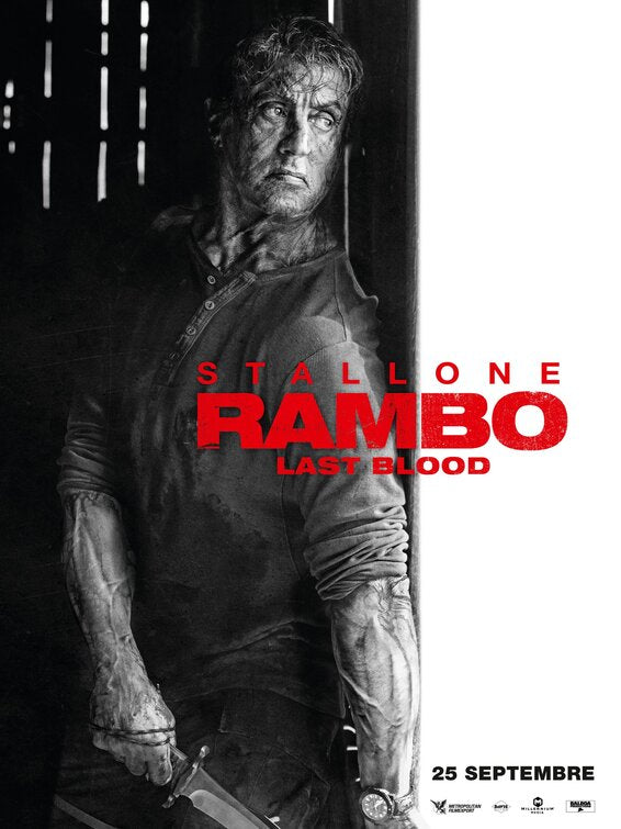 1000 piece jigsaw puzzle for the movie poster: Rambo: Last Blood (2019) ver4