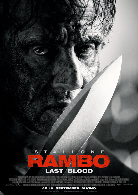1000 piece jigsaw puzzle for the movie poster: Rambo: Last Blood (2019) ver7
