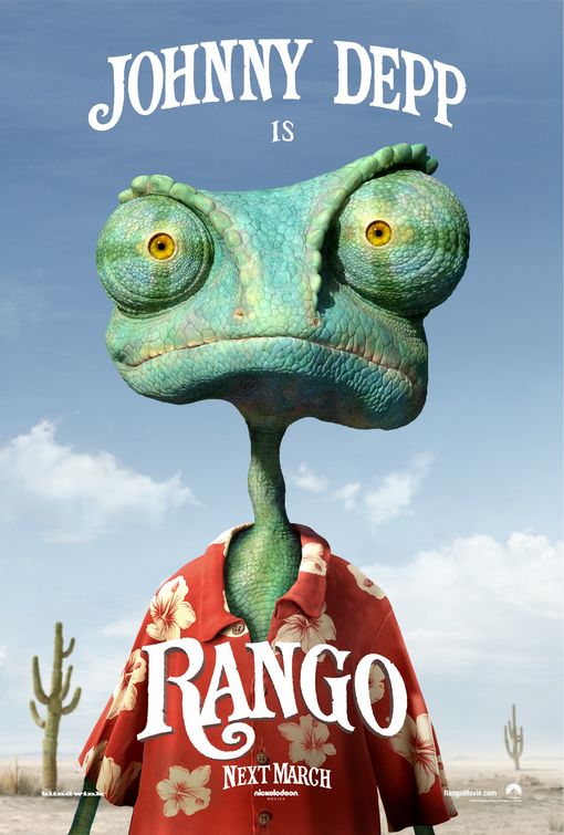1000 piece jigsaw puzzle for the movie poster: Rango (2011)