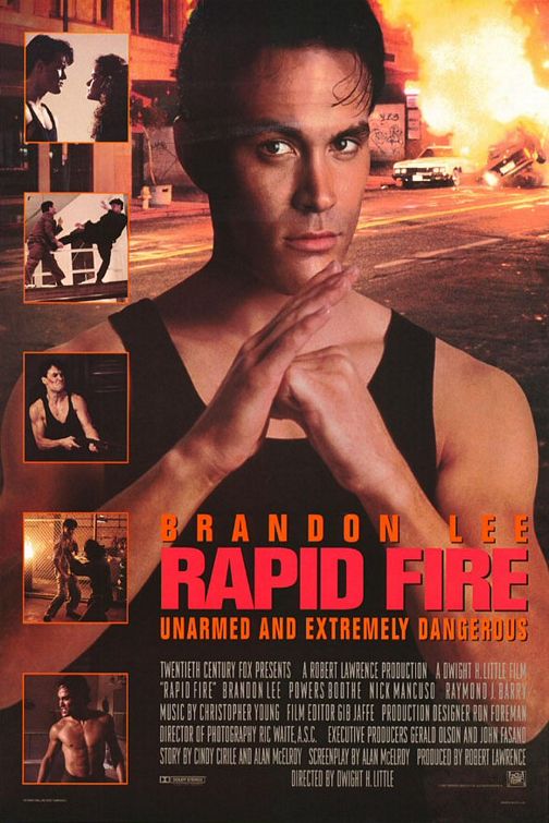the movie poster: Rapid Fire (1992) ver3