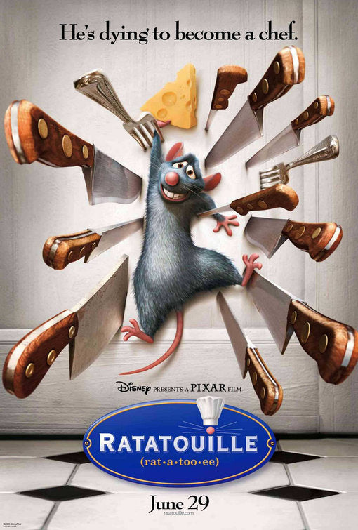 the movie poster: Ratatouille (2007)