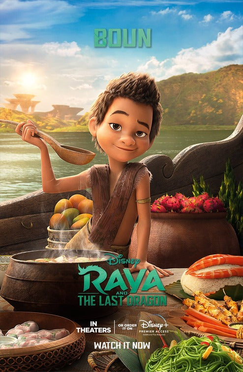 1000 piece jigsaw puzzle for the movie poster: Raya and the Last Dragon (2021) ver19