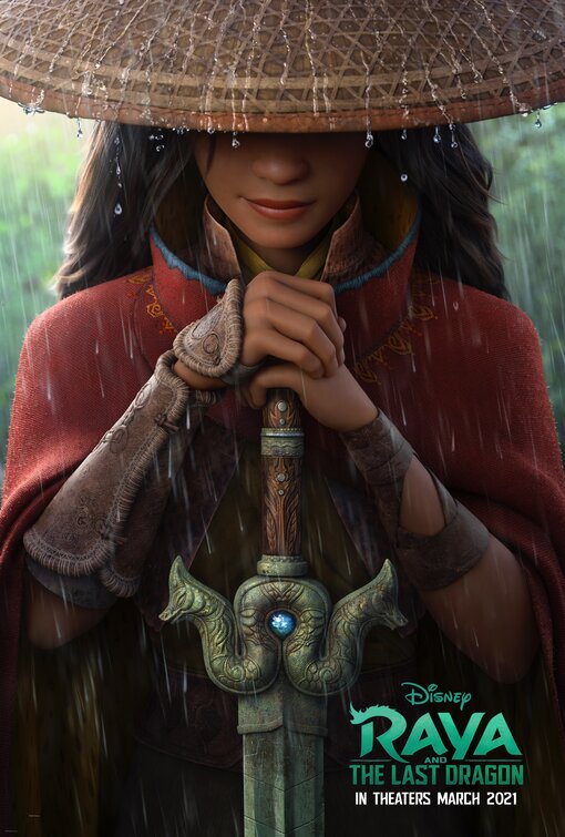 1000 piece jigsaw puzzle for the movie poster: Raya and the Last Dragon (2021) ver2