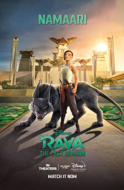 1000 piece jigsaw puzzle for the movie poster: Raya and the Last Dragon (2021) ver20